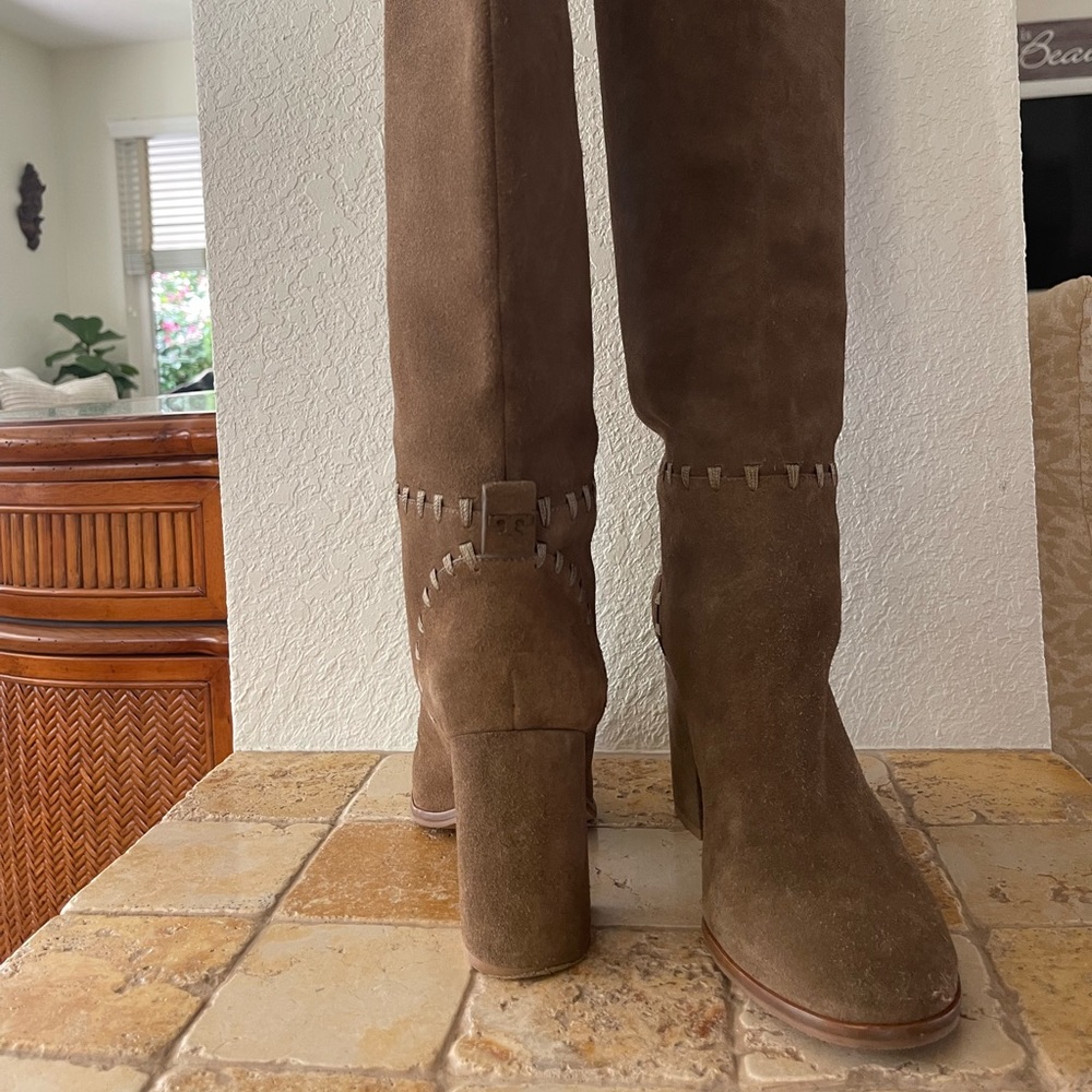 Gently used Tory Burch knee boots